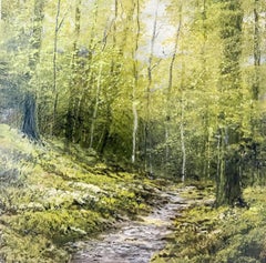 Forest Track original oil painting