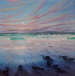 Atlantic Breeze original abstract landscape painting