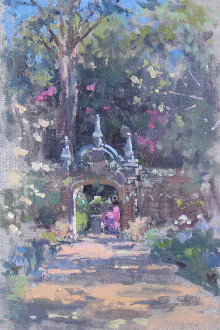 John D. Martin - Nymans Garden Original landscape painting ...
