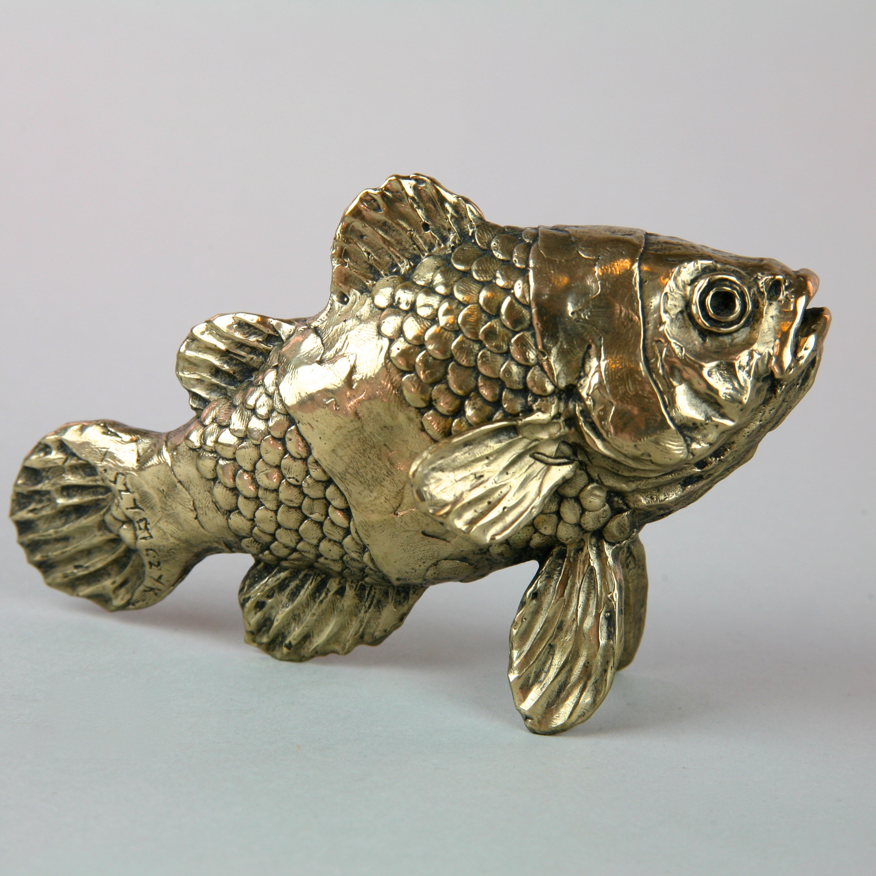 Andrzej Szymczyk Goldfish III bronze sculpture limited edition
