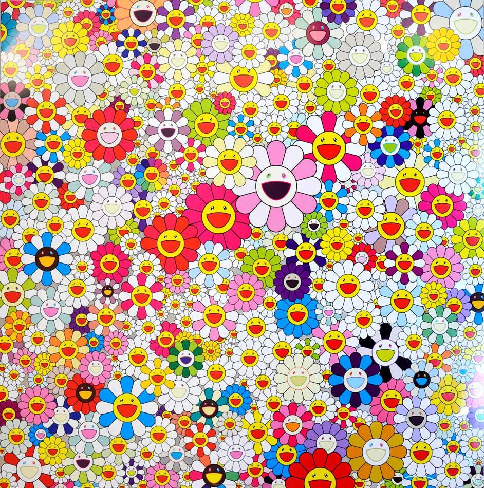 Flowers in Heaven 天国のお花畑 - Print by Takashi Murakami