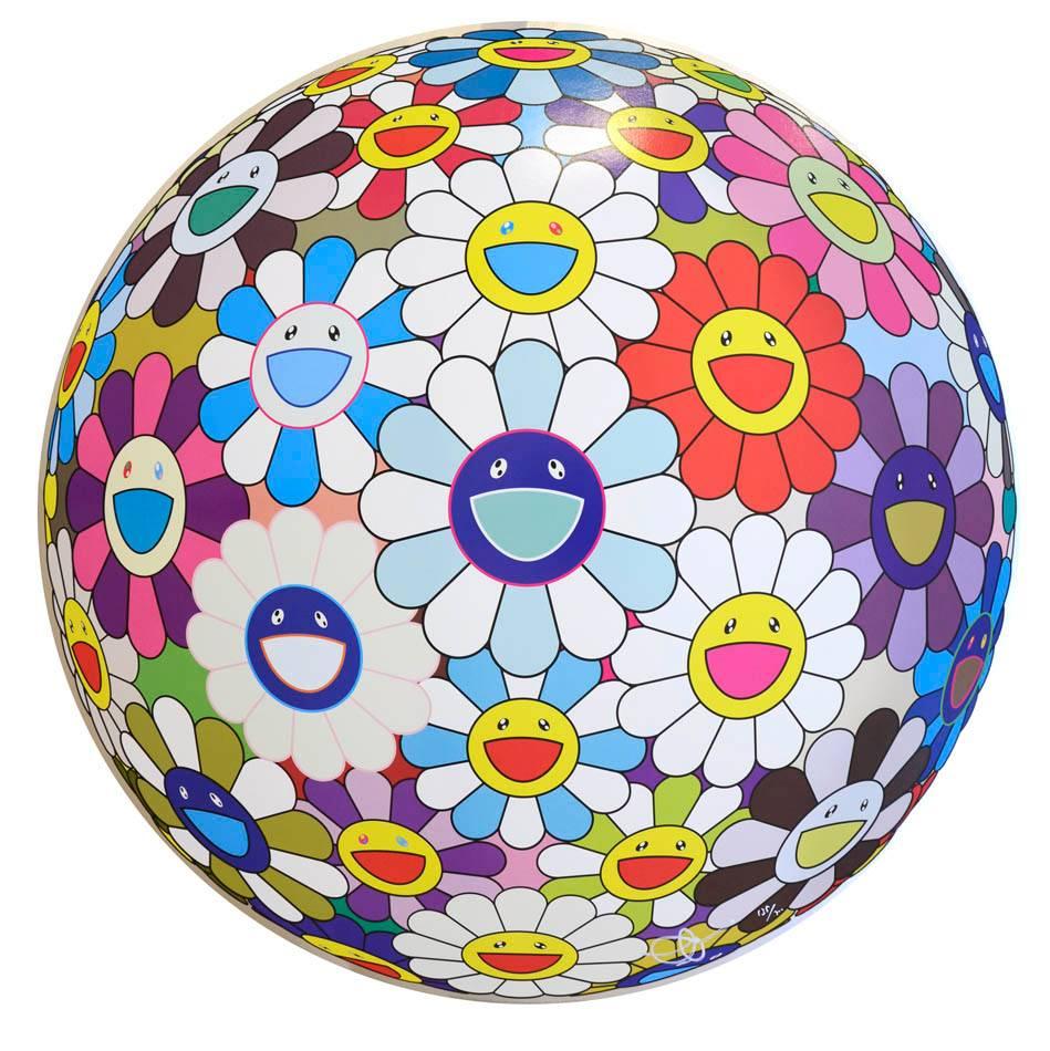 Flower Ball (3D)  Sequoia Sempervirens - Print by Takashi Murakami