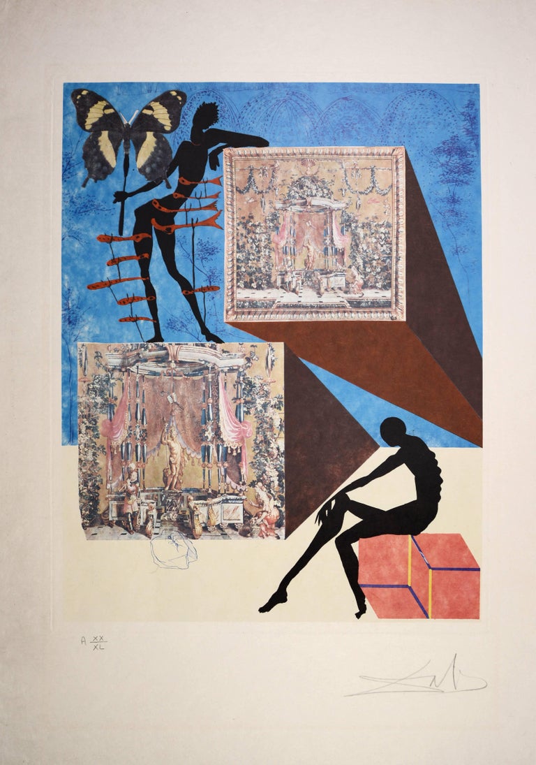Dali, Dressed in the Nude in the Surrealist Fashion, from Memories of Surrealism 1