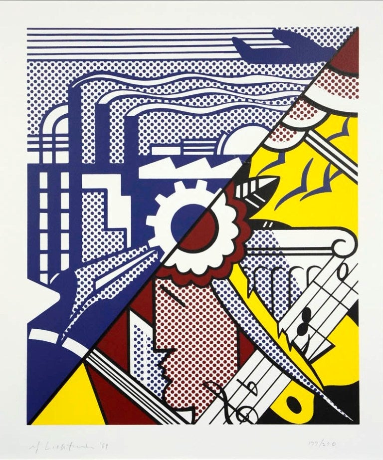 Industry and the Arts II (C. 86) - Print by Roy Lichtenstein