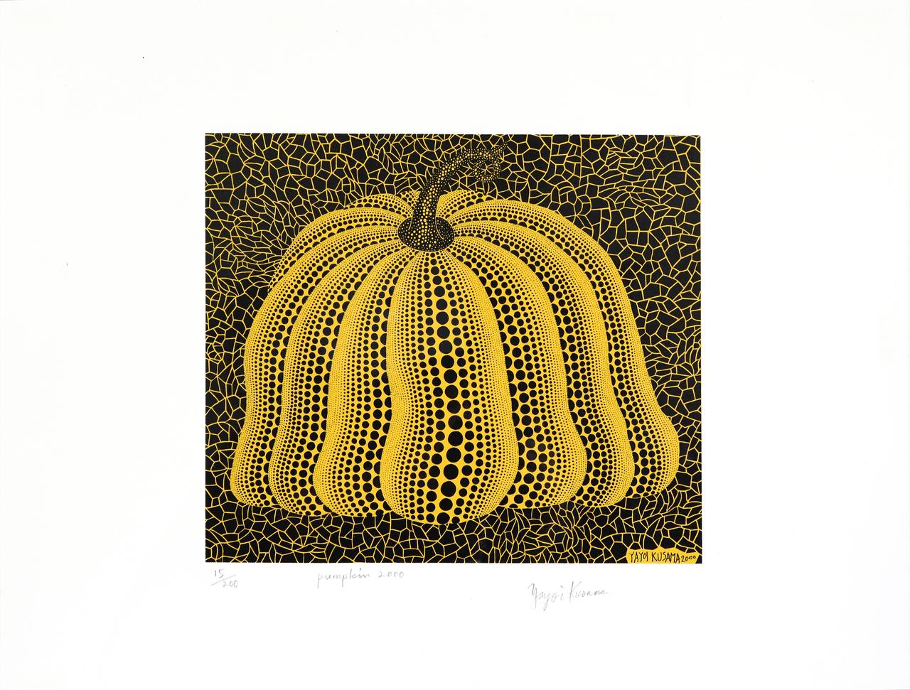 Pumpkin 2000 - Print by Yayoi Kusama