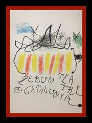 JOAN MIRO - ORIGINAL LITHOGRAPHY GRAPHYC WORK - LIMITED EDITION