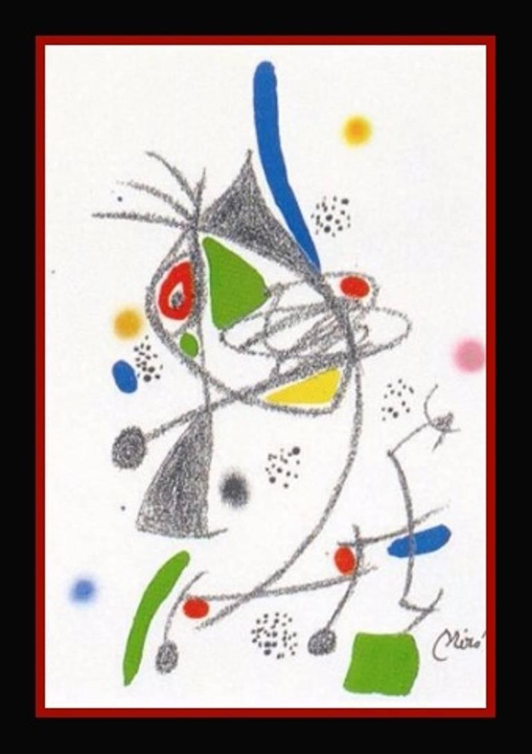 Joan Miró Abstract Print - MARAVILLAS CON VARIACIONES ACROSTICAS EN EL JARDIN DE MIRO
