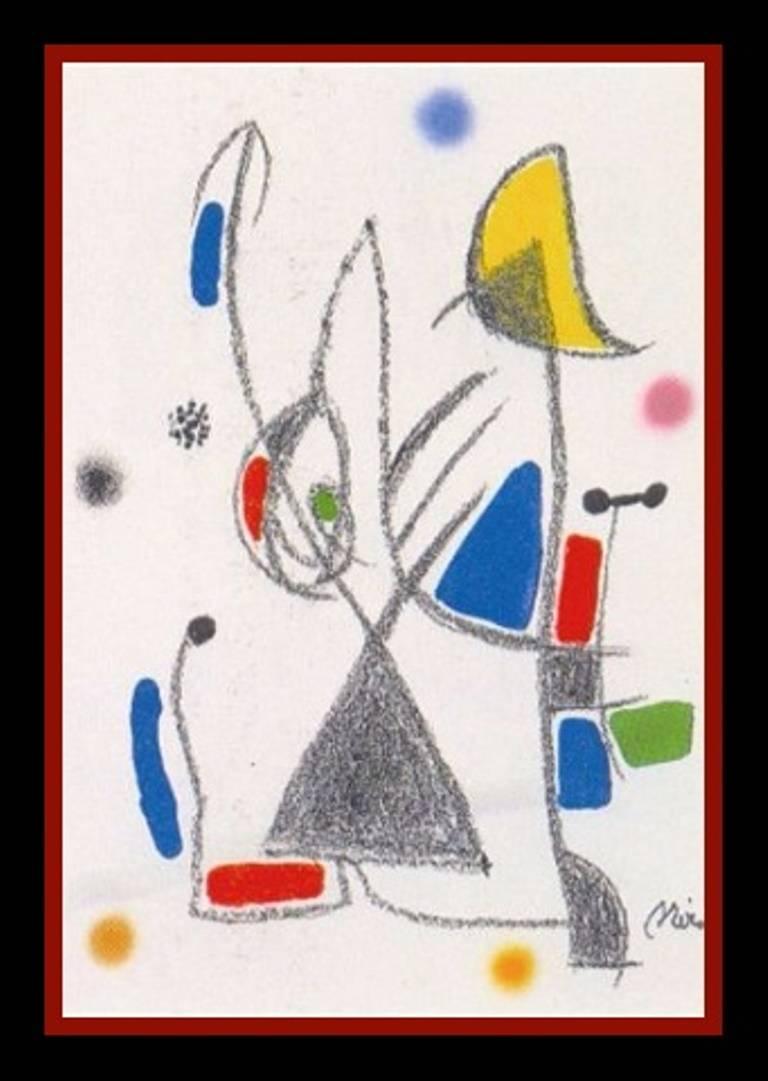 Joan Miró Abstract Print - MARAVILLAS CON VARIACIONES ACROSTICAS EN EL JARDIN DE MIRO
