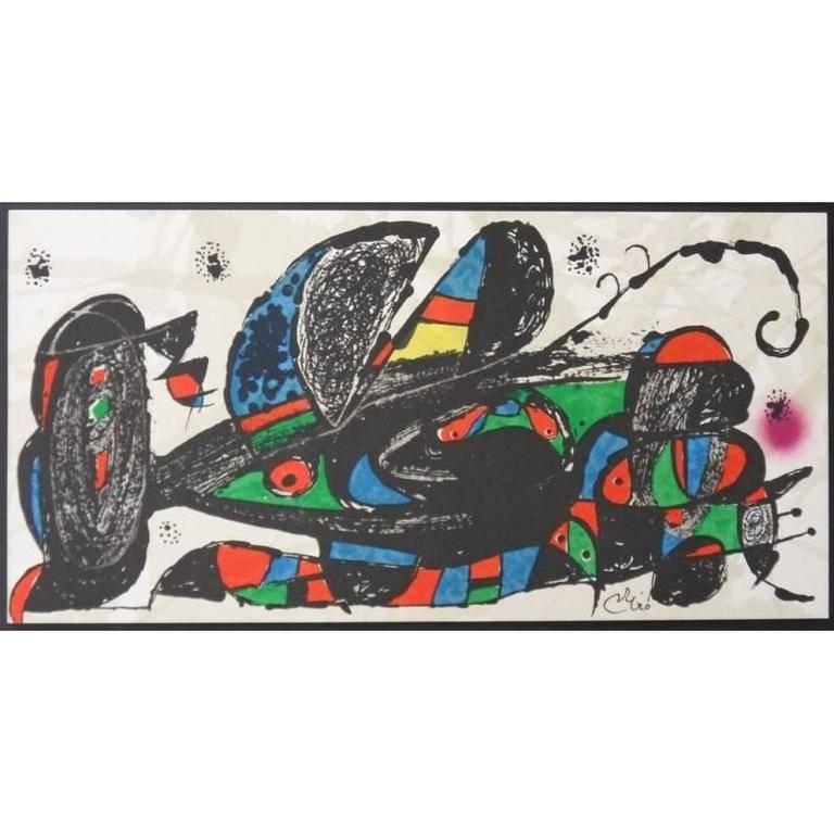 Joan Miró Abstract Print - MIRO ESCULTOR