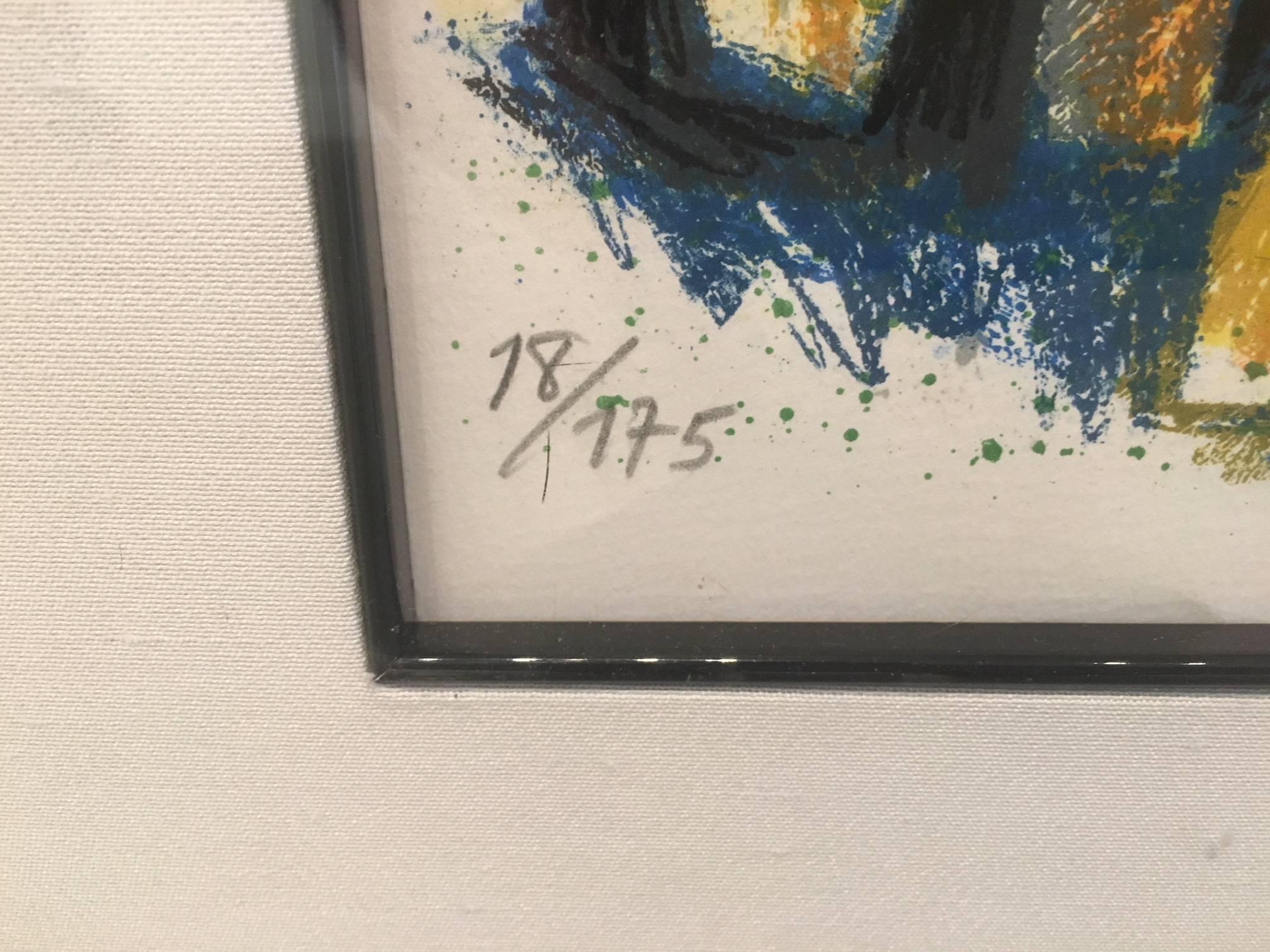 AMERICA - Abstract Print by Théo Tobiasse
