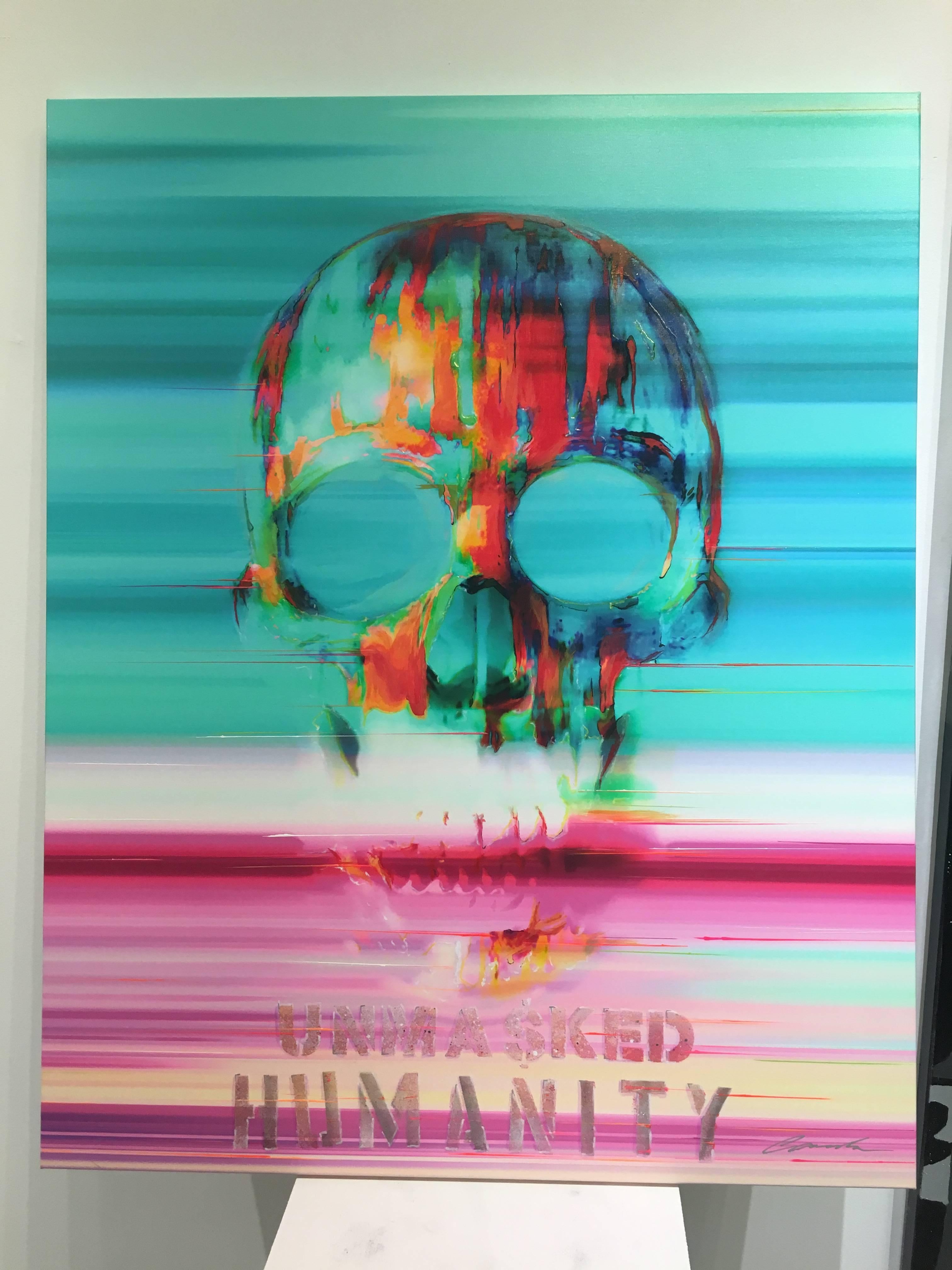 SKULL 22 - Painting by Ramon Canela