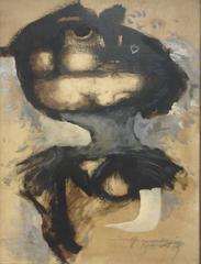 MODEST CUIXART - ORIGINAL ACRILYC - FANTASTIC YEAR- "EGO ARROGANTIS" 1989