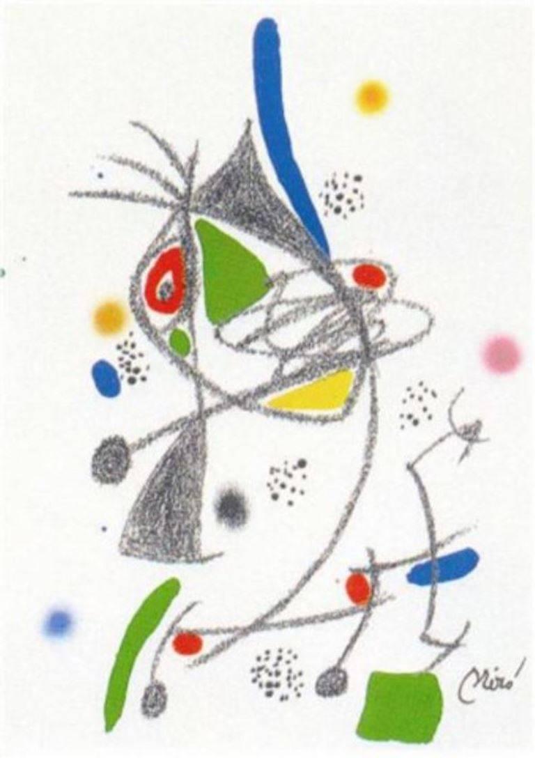 MARAVILLAS CON VARIACIONES ACROSTICAS EN EL JARDIN DE MIRO - Print by Joan Miró