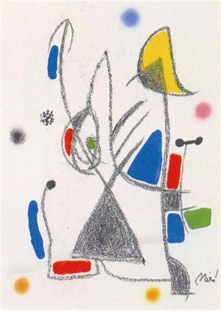 MARAVILLAS CON VARIACIONES ACROSTICAS EN EL JARDIN DE MIRO - Print by Joan Miró