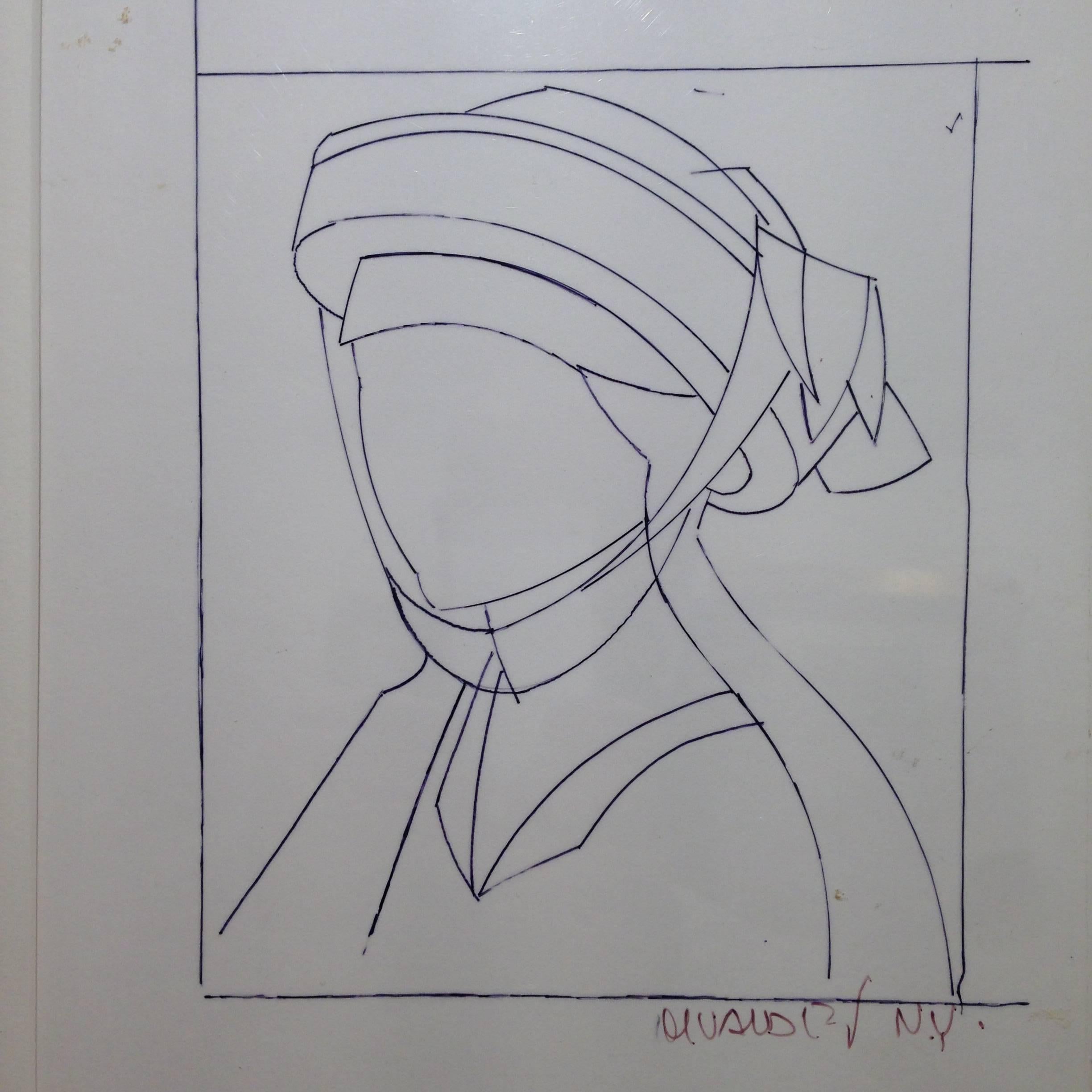Artwork by the Spanish artist Manolo Valdes
Drawing on metrakilate.
Signed lower right
Certificate

BLASCO VALDES Manolo (Valencia, 1942). 
Member of Equipo Crónica, Manolo Valdés has been awarded the Lissone and Biella Milan awards, silver medal of