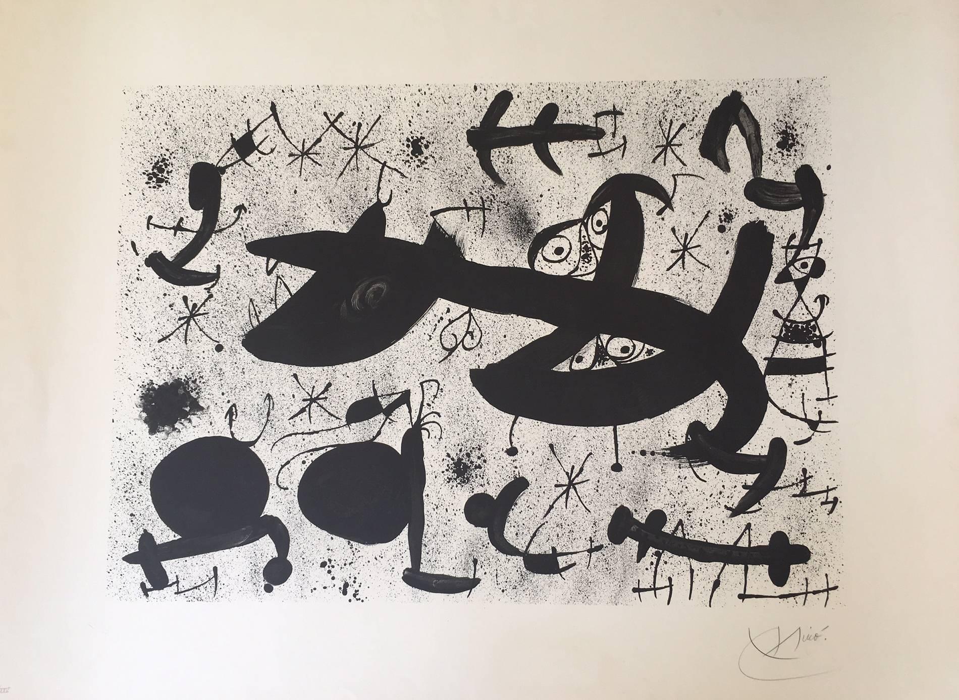 JOAN MIRO - LITHOGRAPHY GRAPHYCS - 
