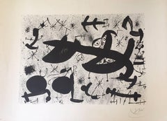 JOAN MIRO - LITHOGRAPHY GRAPHYCS - "HOMENATGE A JOAN PRATS"