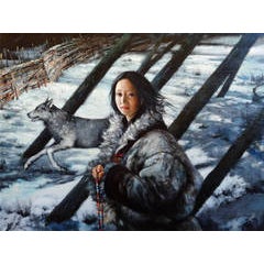 Girl With Wolf 4