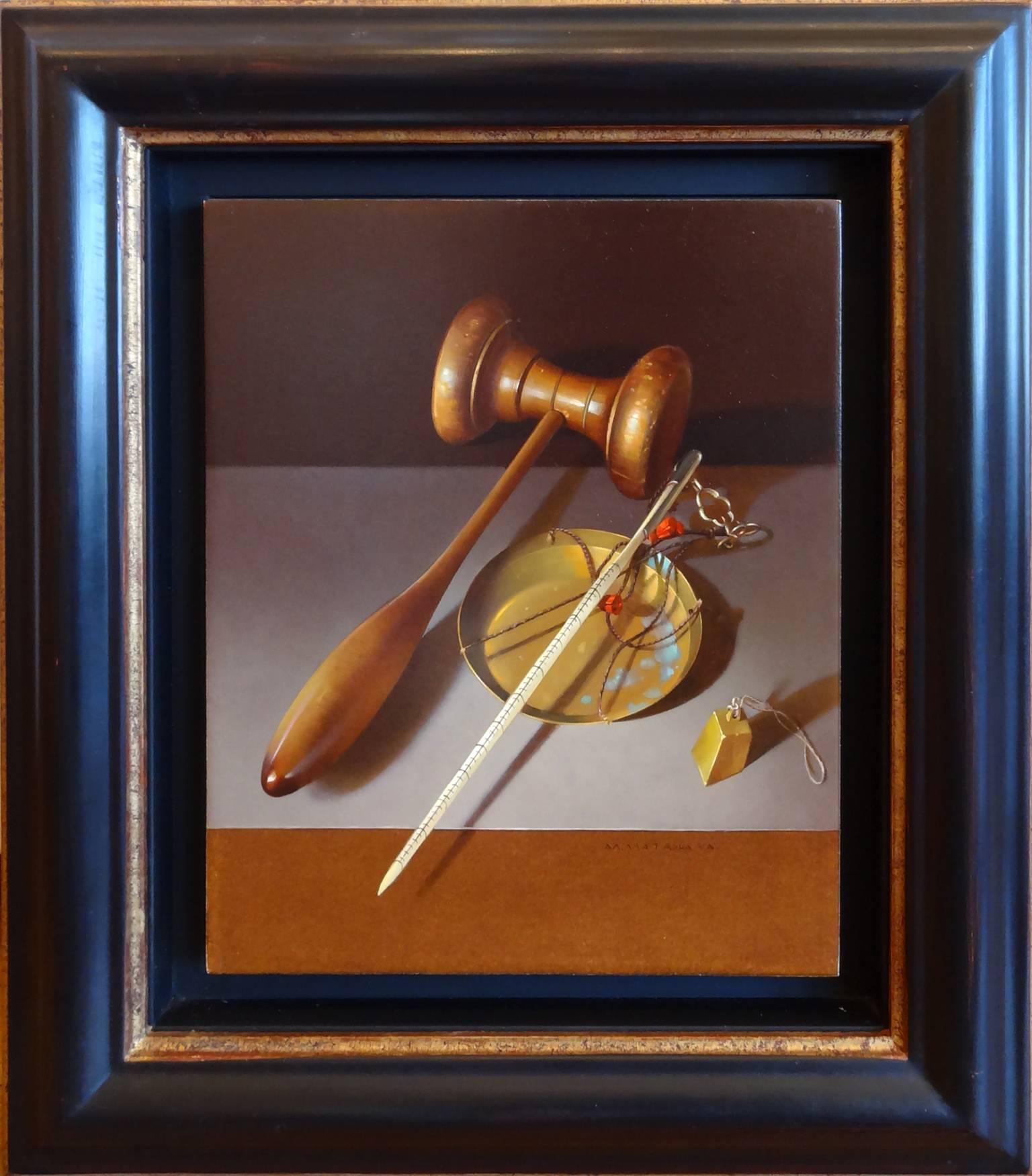 La Justice - Painting by Antonio Matallana