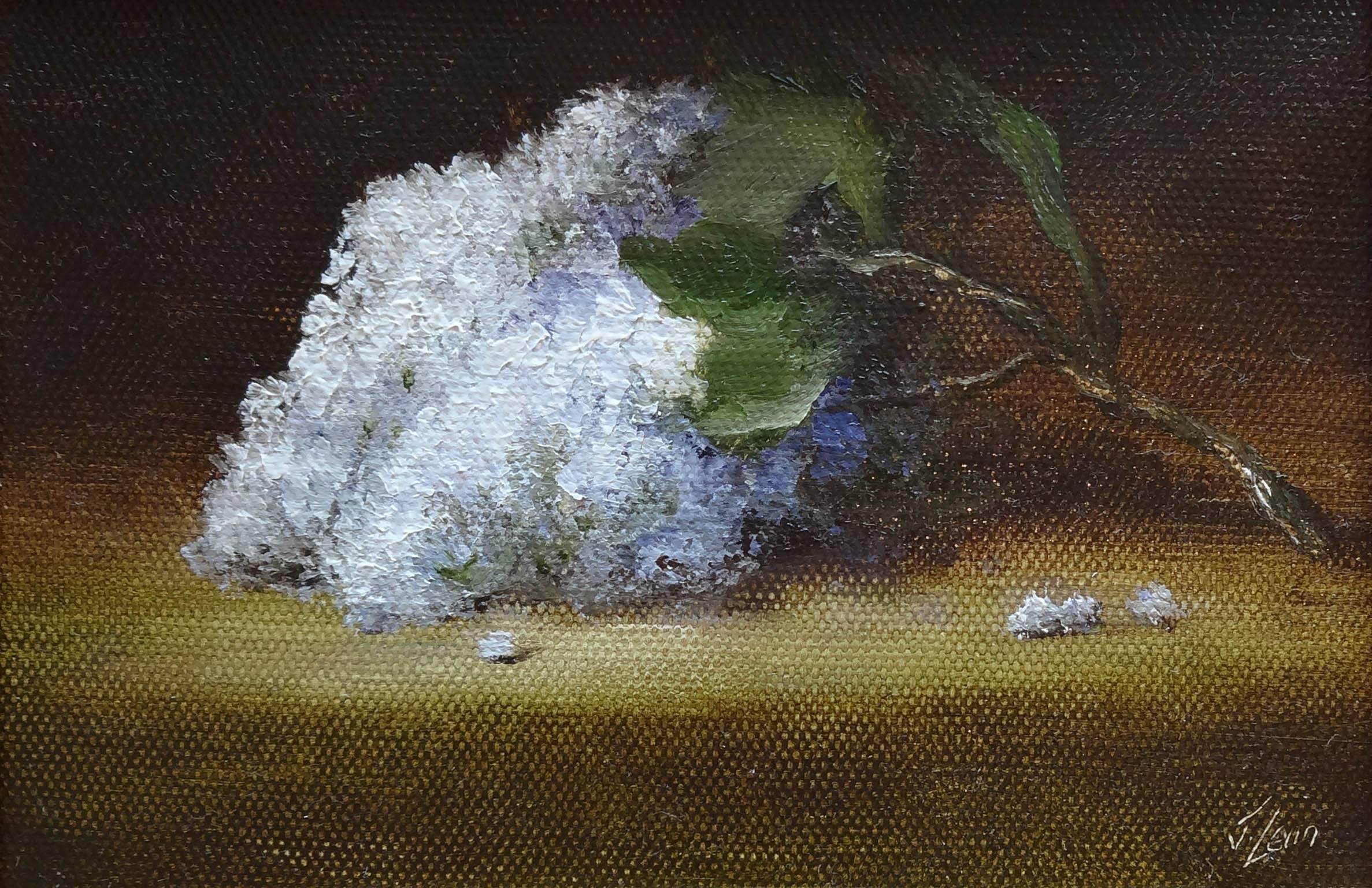 Judith Levin Still-Life Painting - Lilacs in Spring