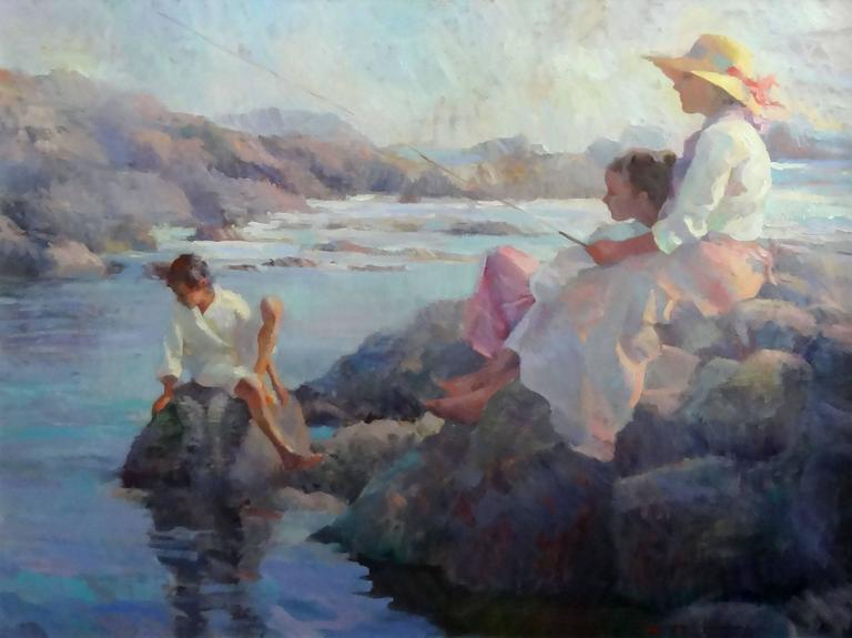 Don Hatfield Peaceful Cove, Painting For Sale at 1stdibs