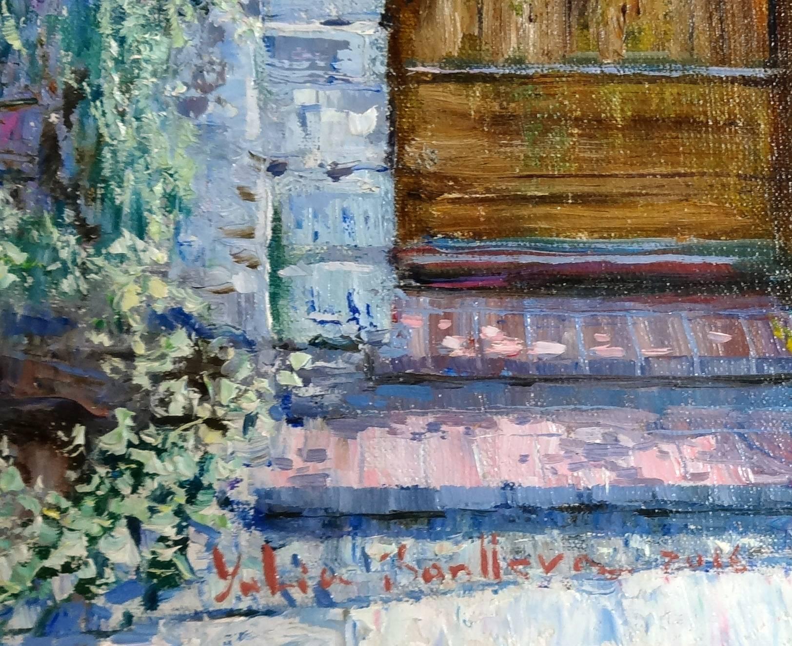 La Puerta (The Door) - Impressionist Painting by Yulia Sonlleva