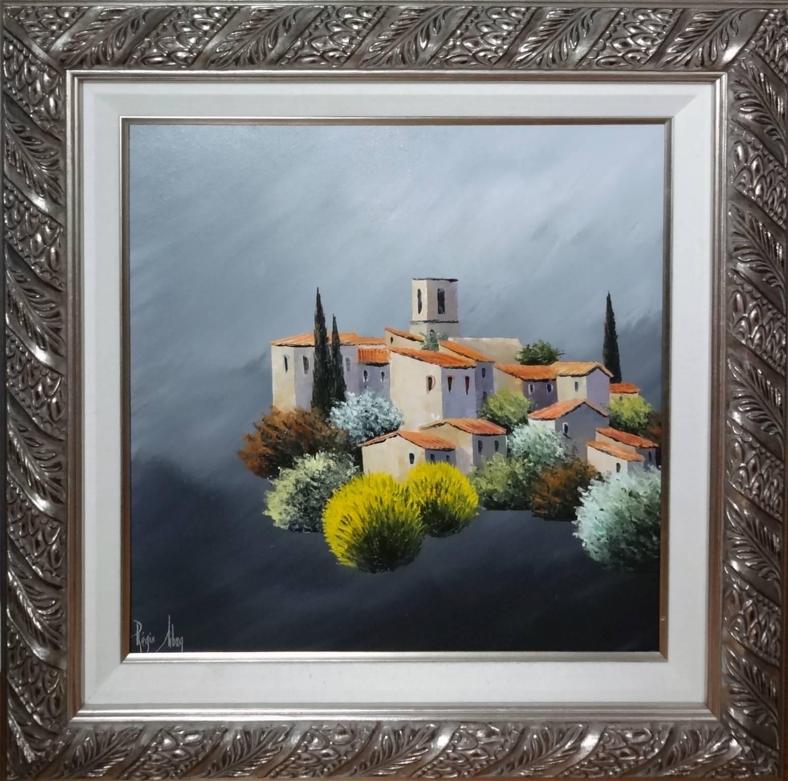 Mormuron des Le Luberon - Painting by Regis Sibra