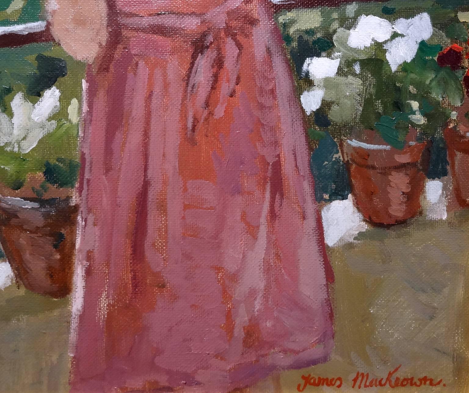 The Balcony - Impressionist Painting by James MacKeown