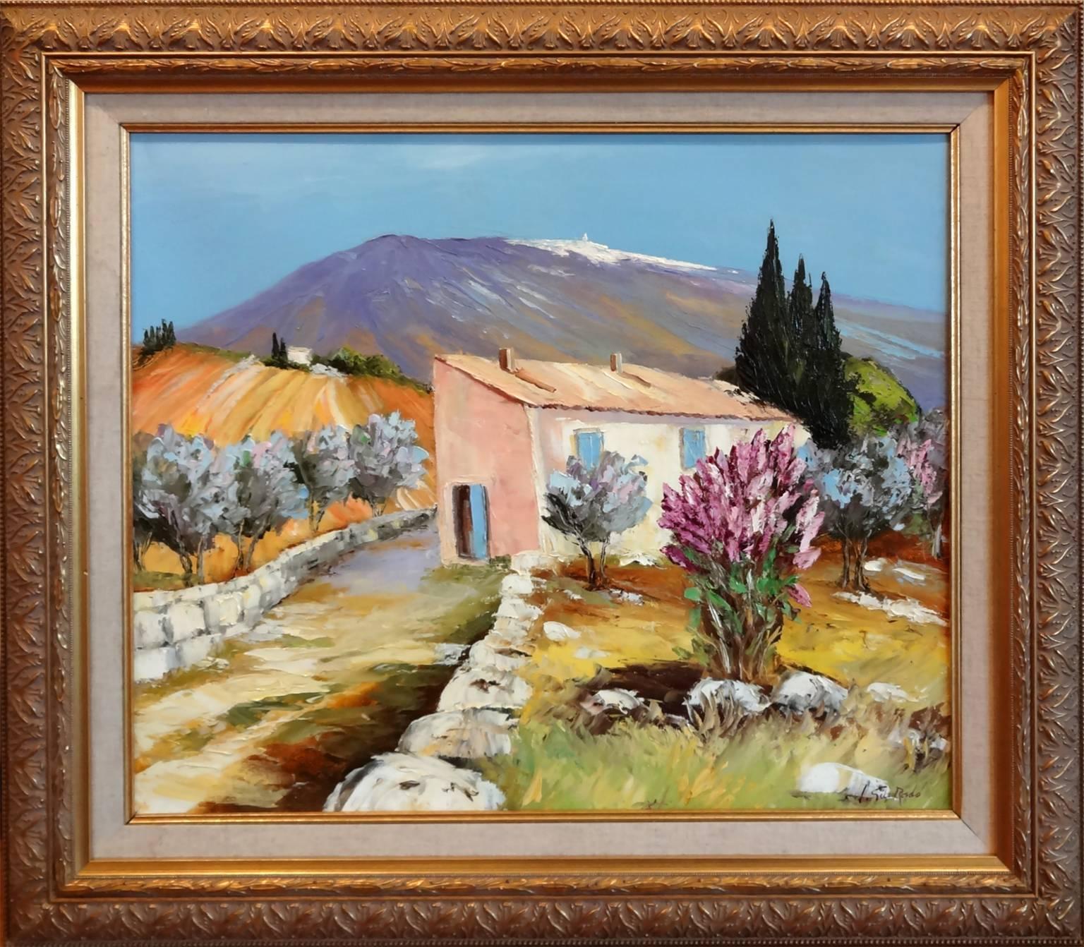  The Lilacs (Les Lilas) - Painting by Alain Guirado