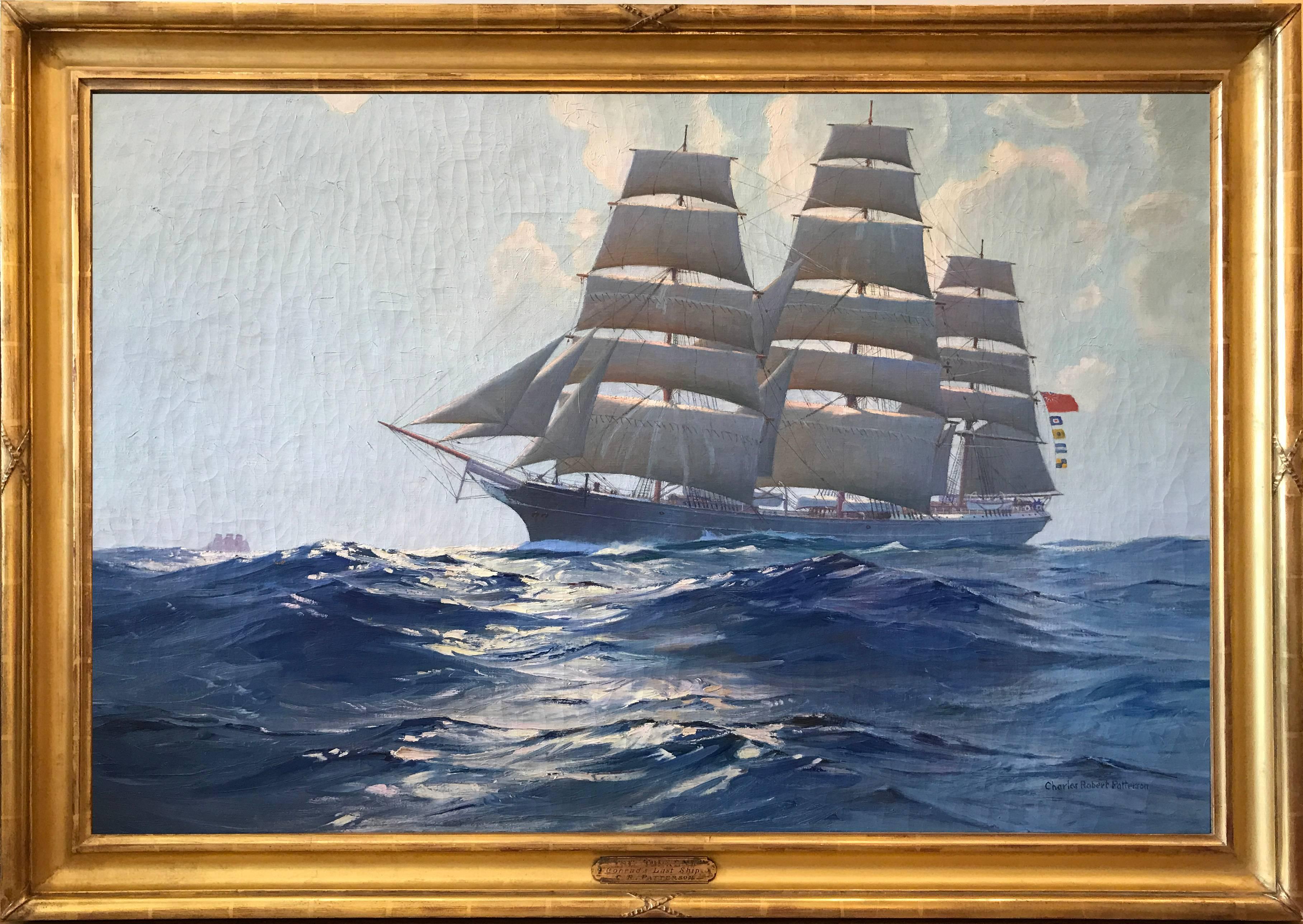 The Torrens Conrad's Last Ship - Painting by Charles Robert Patterson