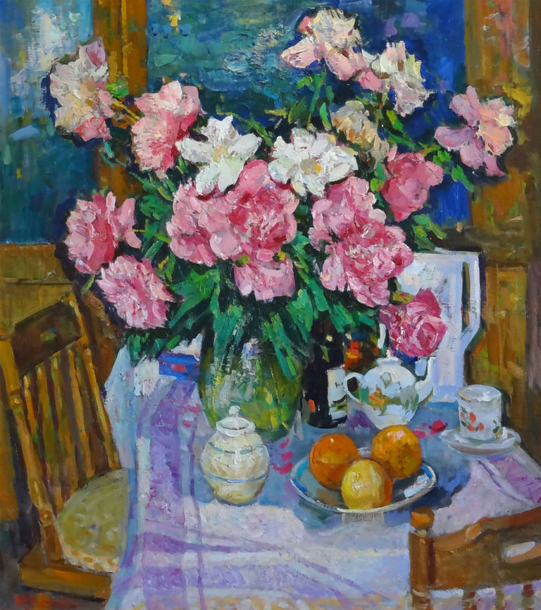 Mikhail Kokin Still-Life Painting - Interior