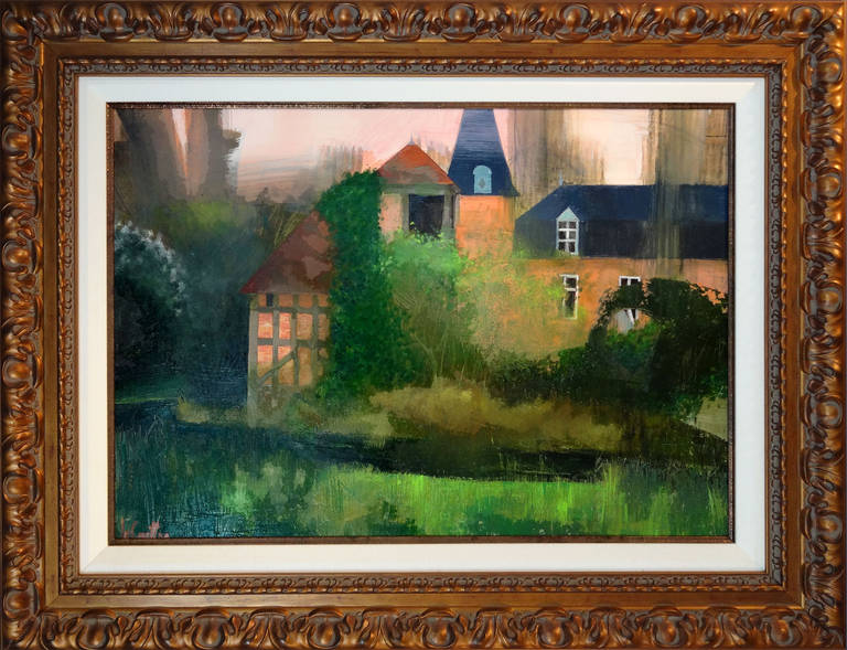 Maison Tres Bien Situee – Painting von Marc le Coultre