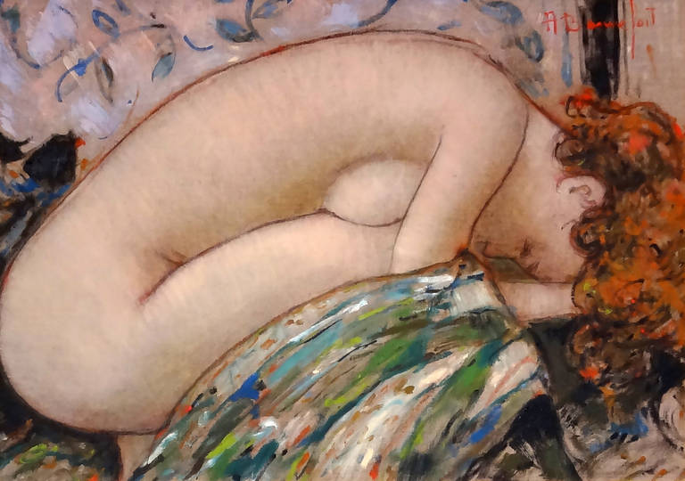 Alain Bonnefoit Nude Painting - Andie
