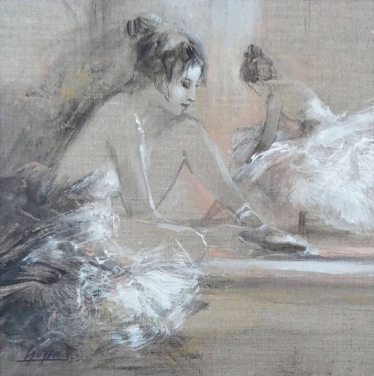 Michel Guyon Portrait Painting - Ma Sœur