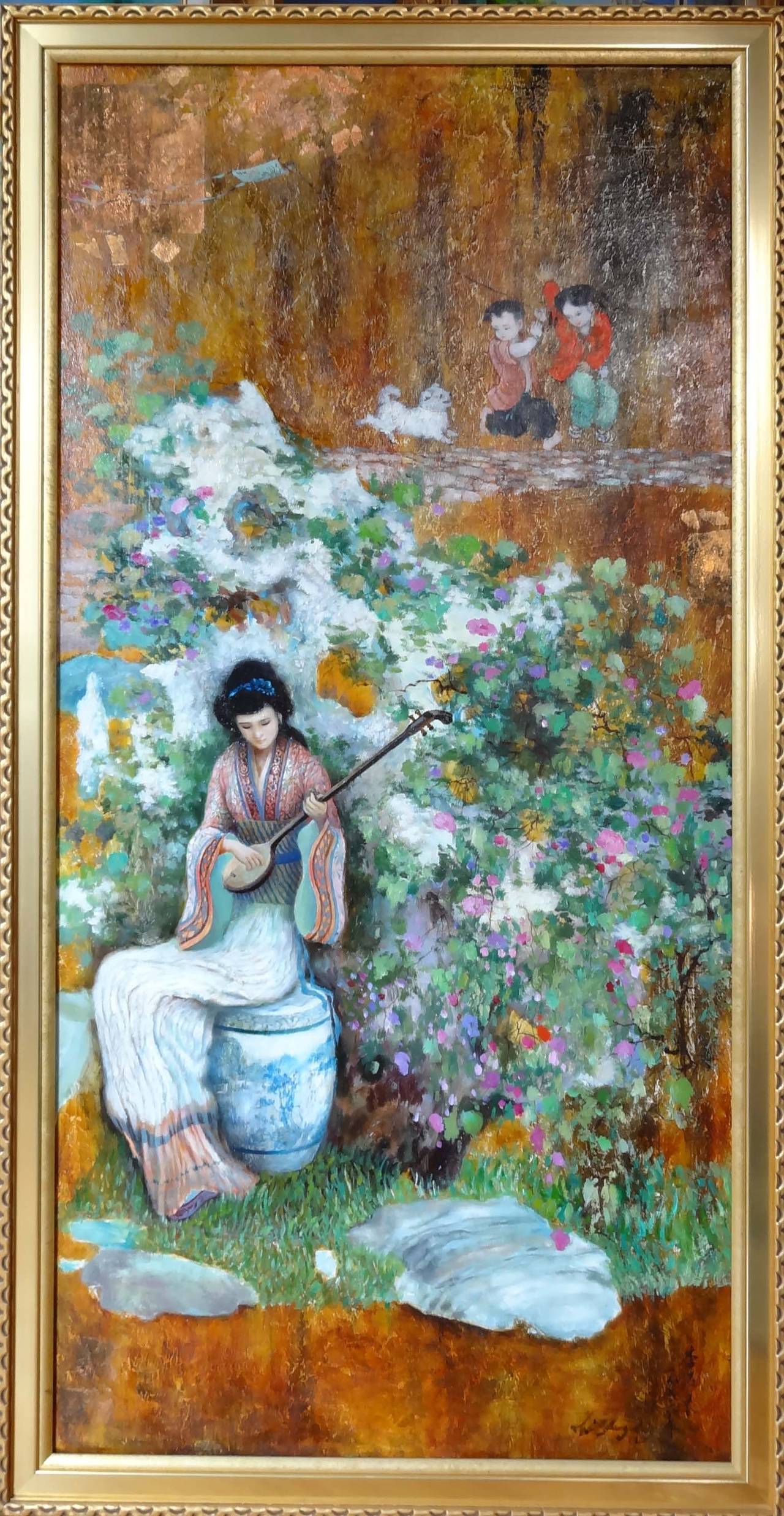 Li Zhong Liang Garden of Music I For Sale at 1stDibs
