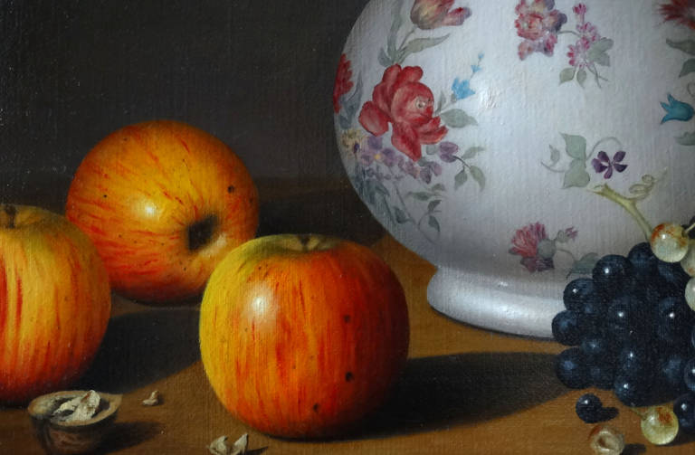 La scène d'automne - Painting de Jean-Yves Boissé