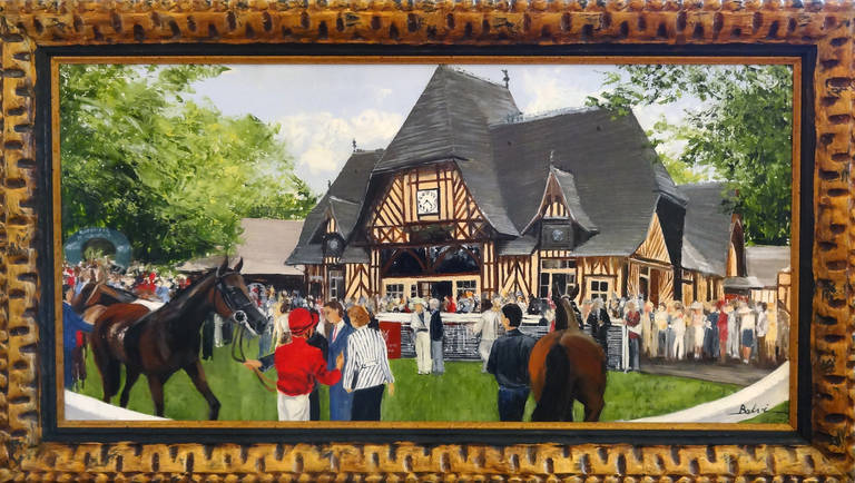 Hippodrome de la Touque - Painting by Simone Balvi