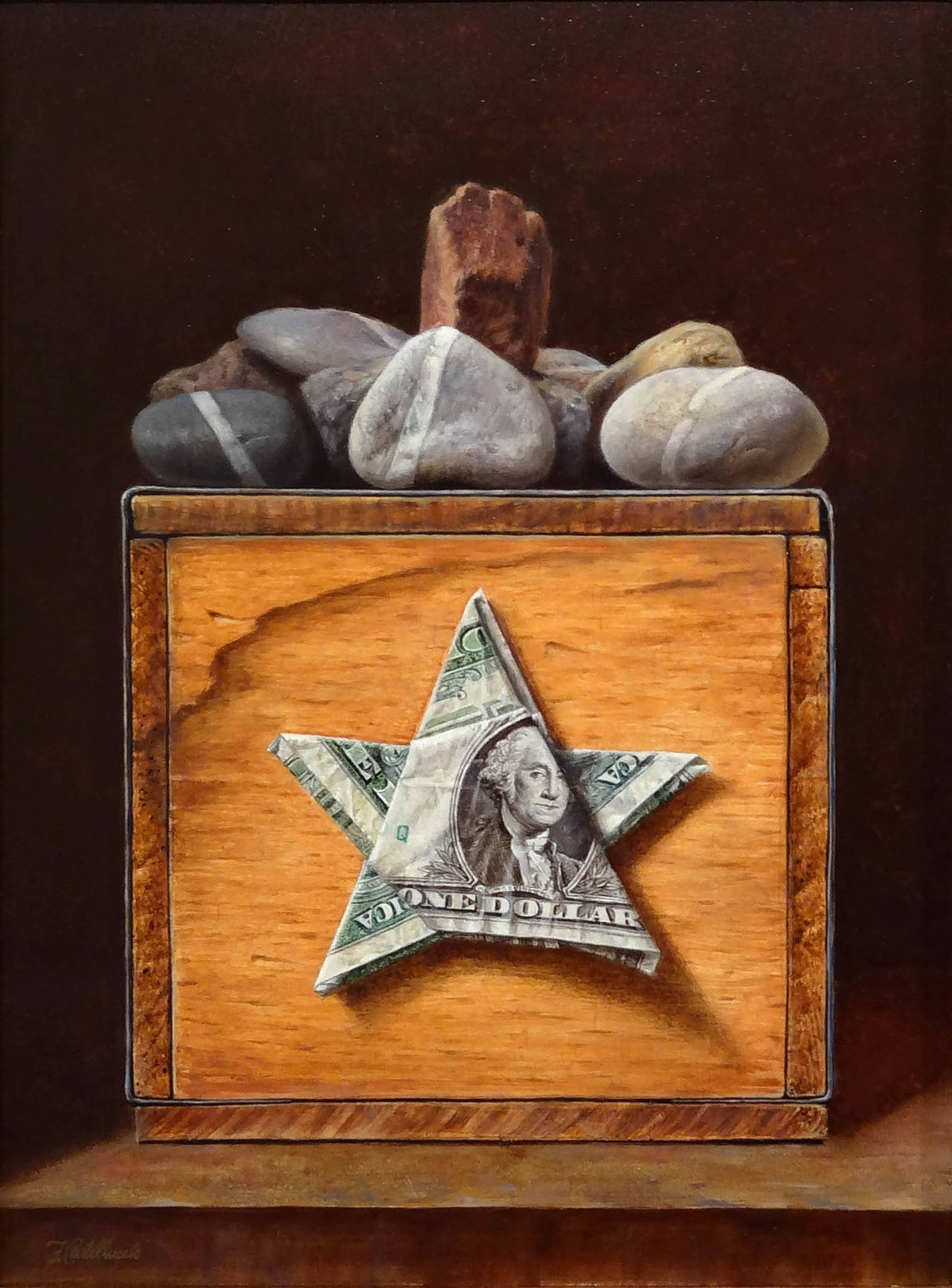 Rock Star - Painting by Federico Castelluccio
