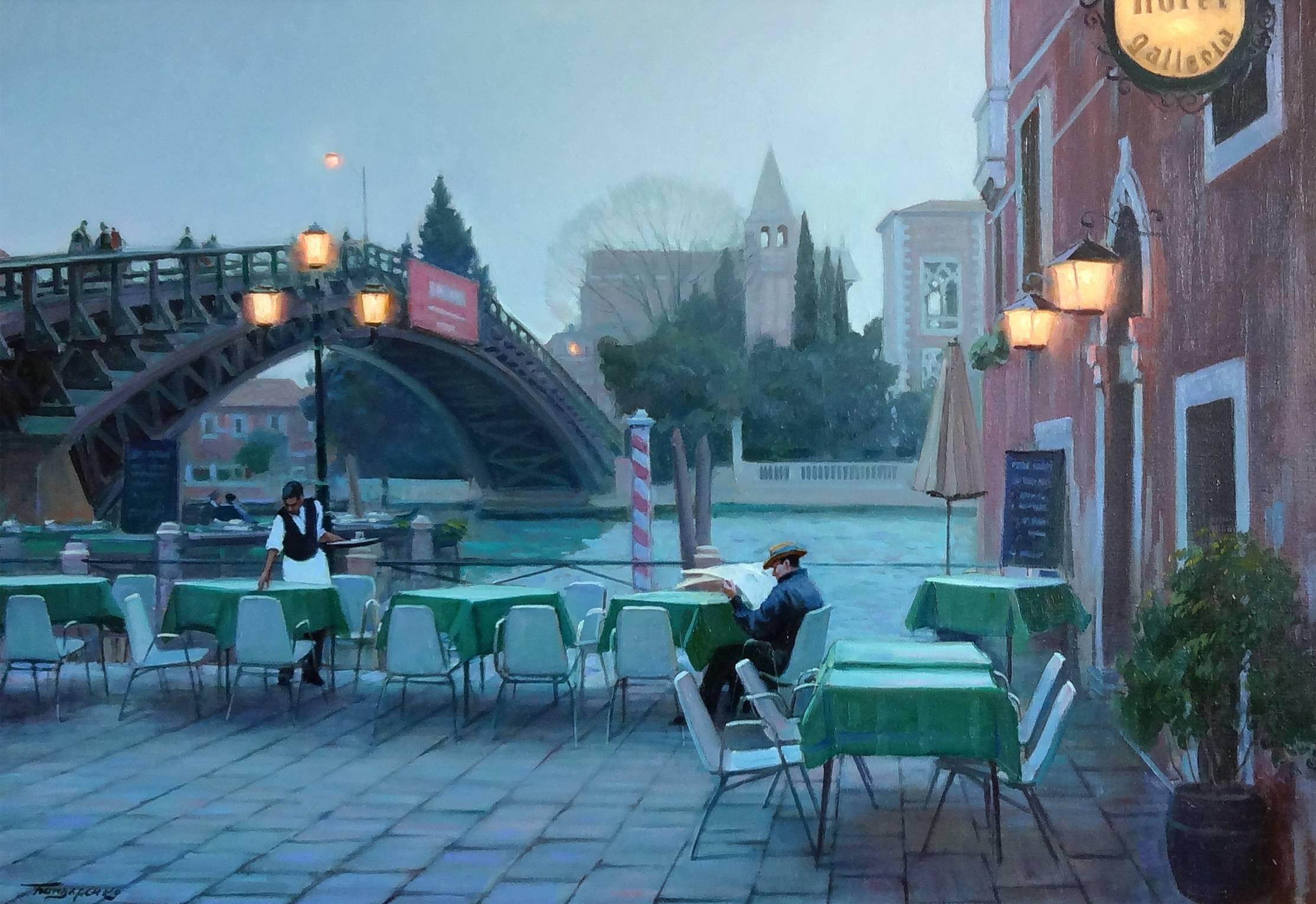 Venice, Cafe near Academia Bridge