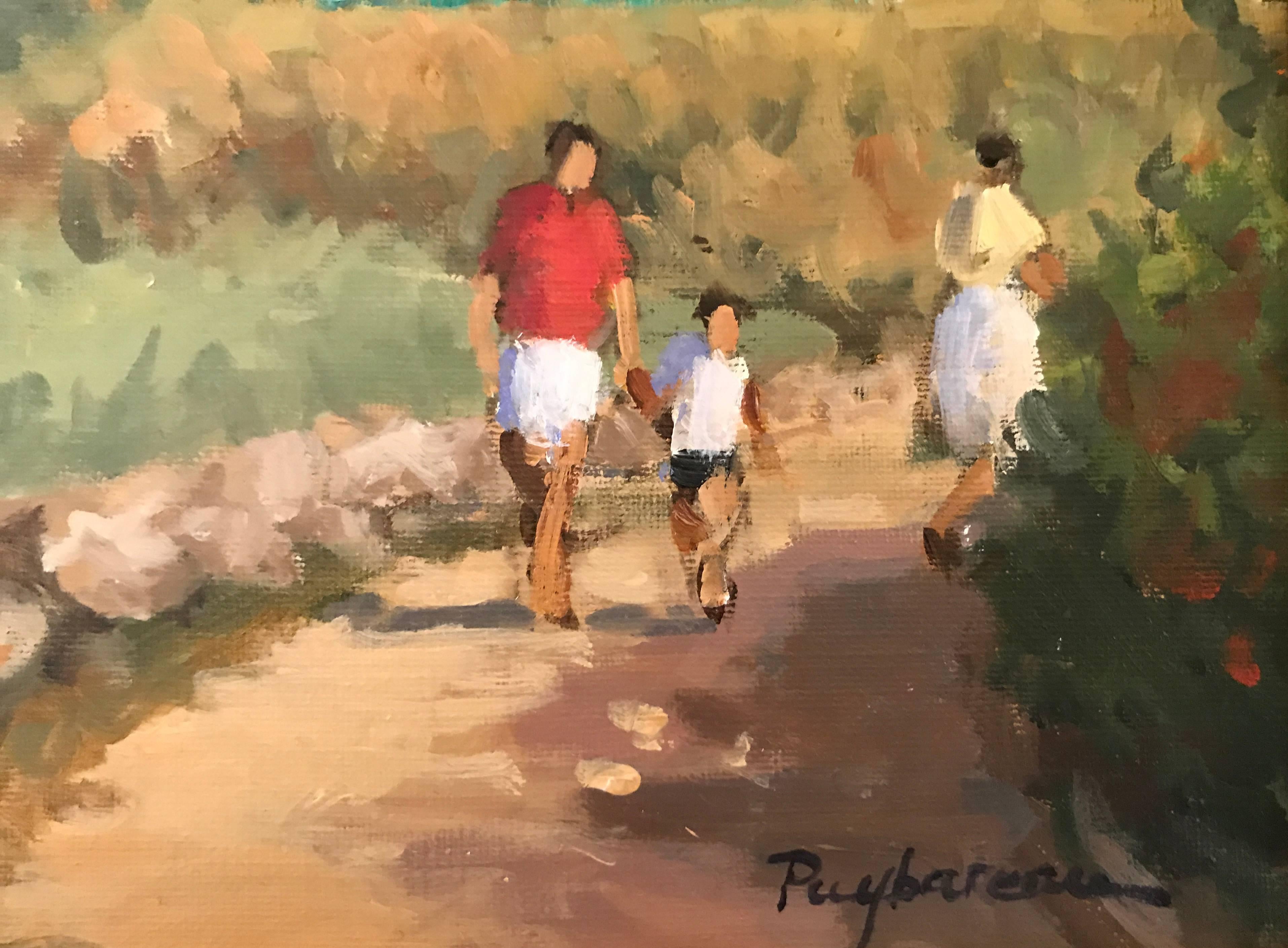Bernieres - Painting by Annie Puybareau
