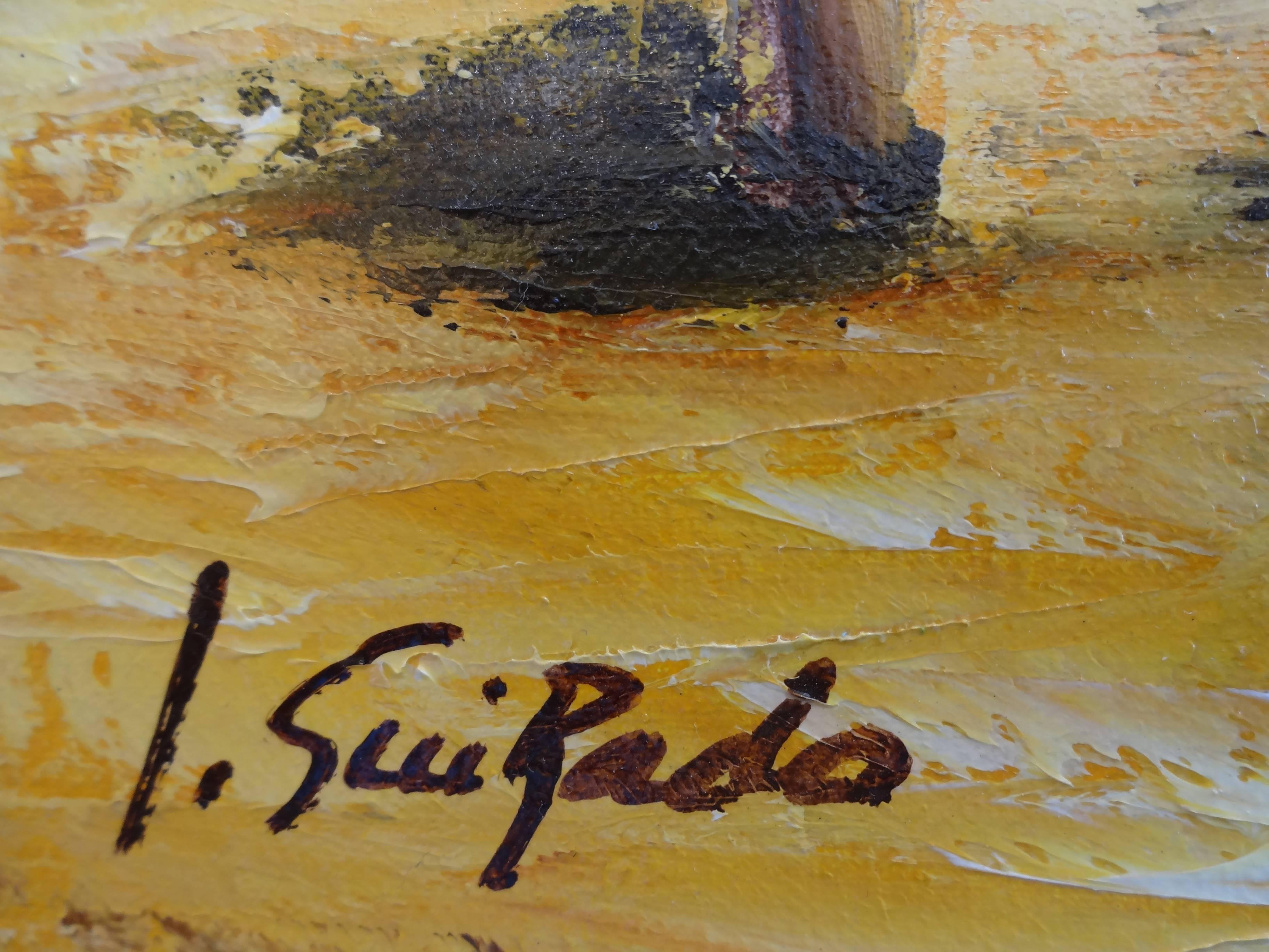 Salade et Framboises - Impressionist Painting by Alain Guirado