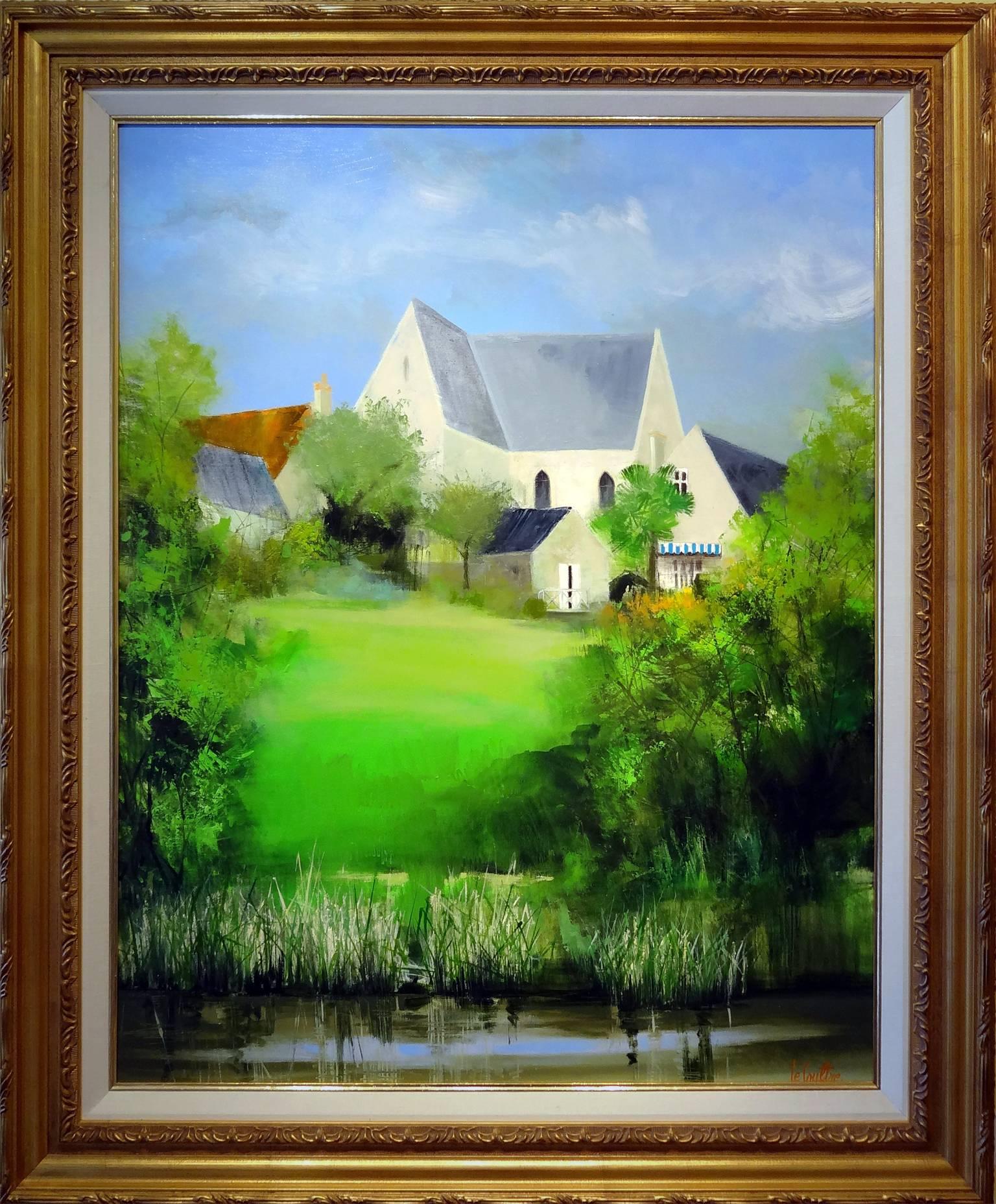 Les Pieds dan L''eau – Painting von Marc le Coultre