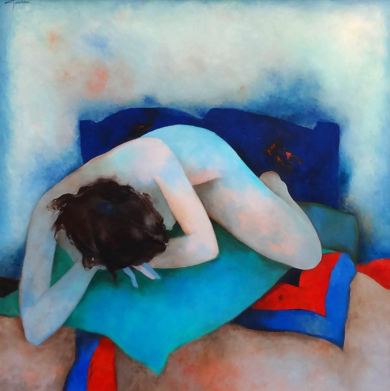 Claude Gaveau Nude Painting - Celine