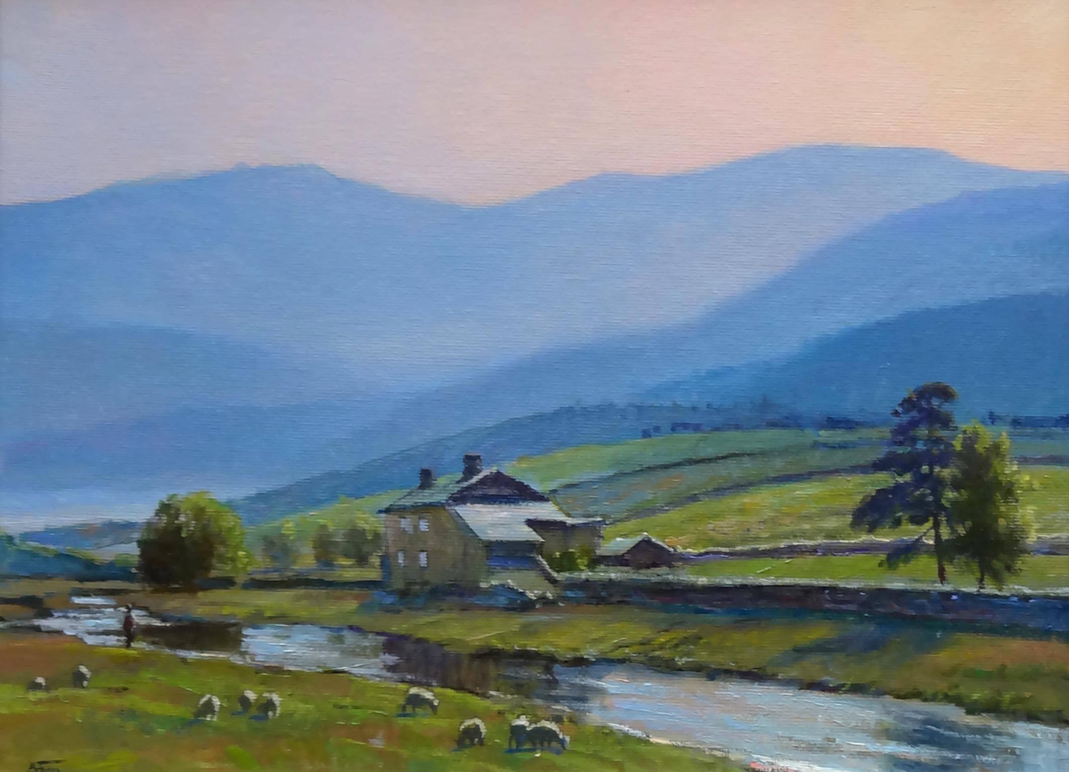 Victoria Bondarenko Landscape Painting - In England, Lake District