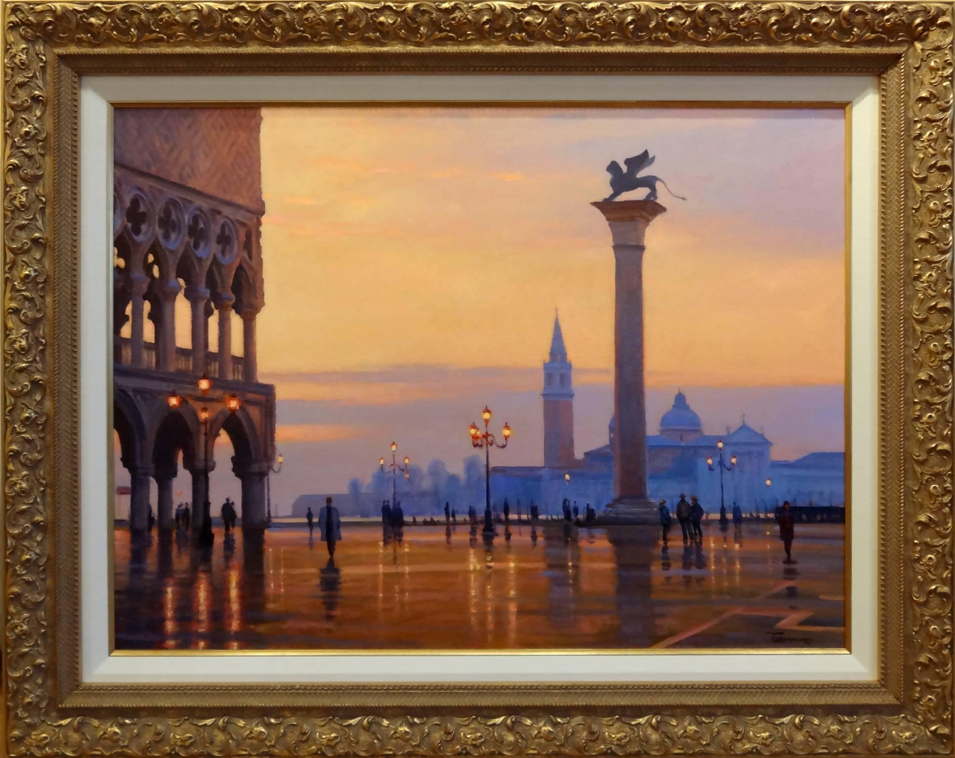 Venice Evening - Painting by Yuri Bondarenko