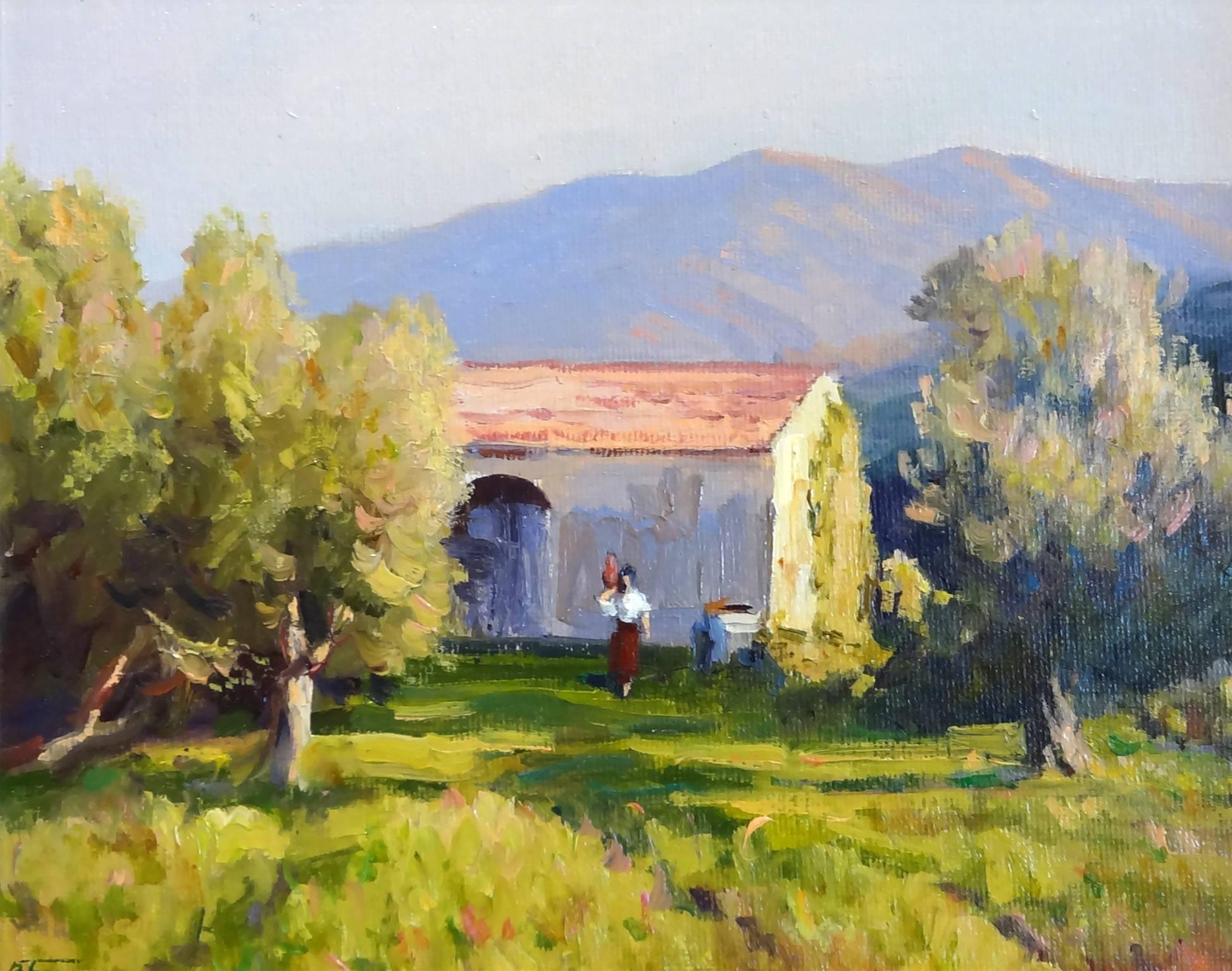 Victoria Bondarenko Landscape Painting - In Tuscany