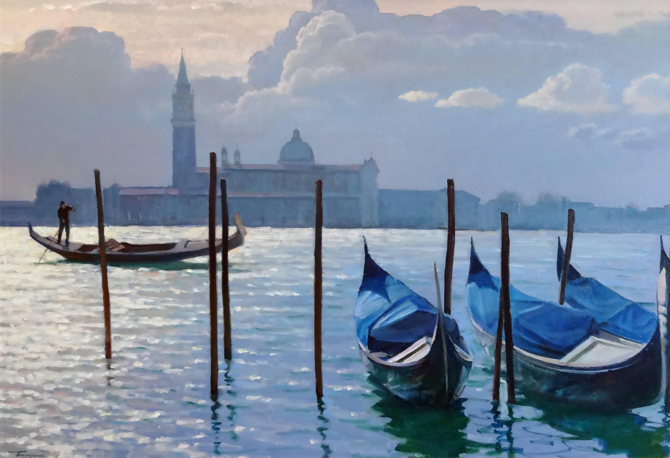 Yuri Bondarenko Landscape Painting - In Venice