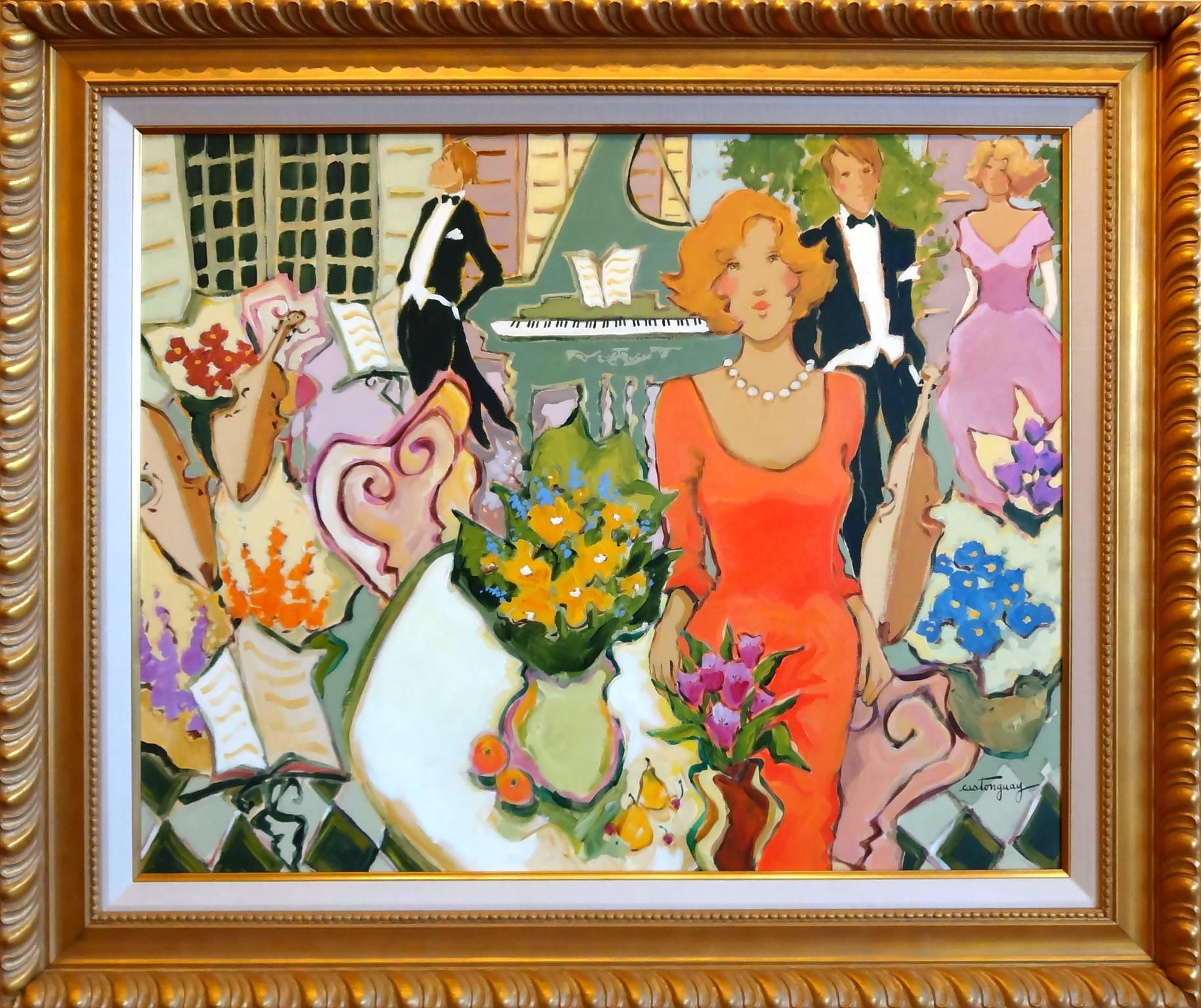 Après-Midi Musicale - Painting by Claudette Castonguay