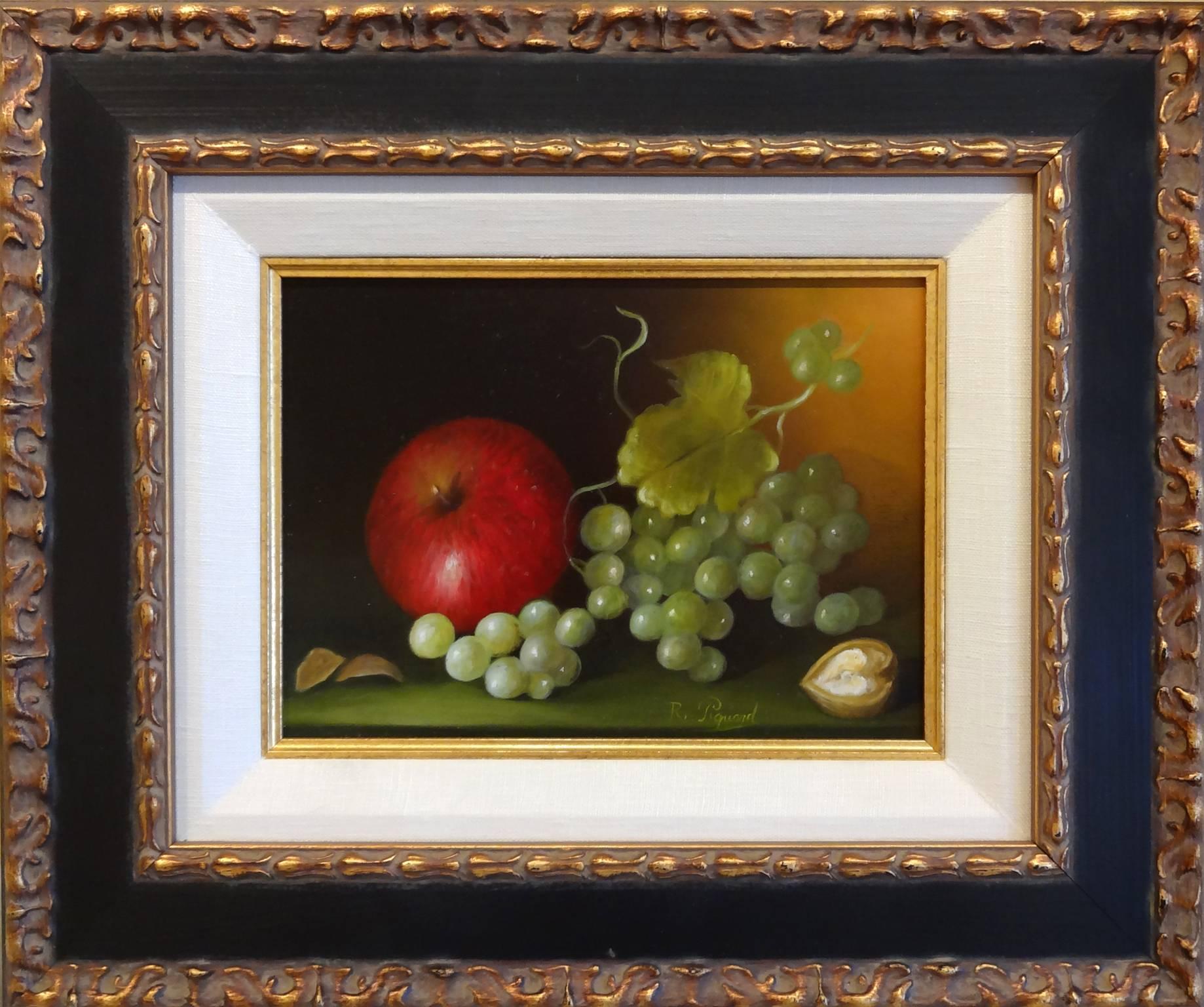 Fruit and Nuts (Fruits et Noix) - Painting by Robert Piquard