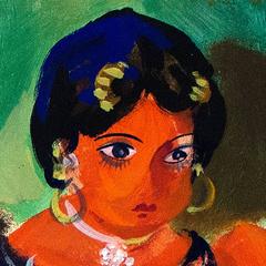 Mexican Toys, Modern Art, Acrylic on Cardboard, México